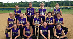 2nd Place Cheshire Cat/VA USSSA Fastpitch State — May 2015