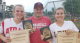 Elizabeth Corcoran and Allyson Patterson named to Patriot District - 1st Team All-Conference 2017