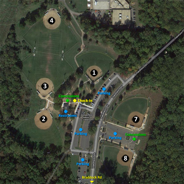 Wakefield Park Softball Fields Tournament Fields » Stingrays Fastpitch